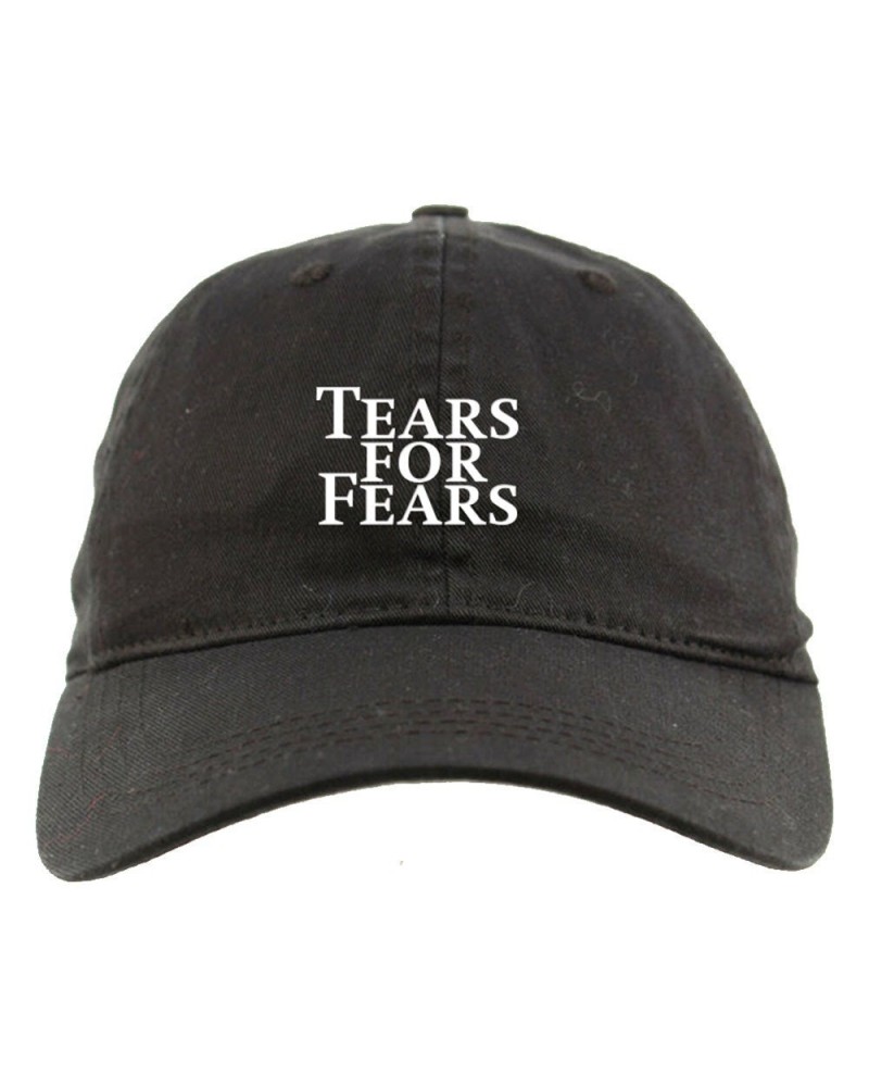 Tears For Fears LOGO BLACK DAD CAP $6.71 Hats