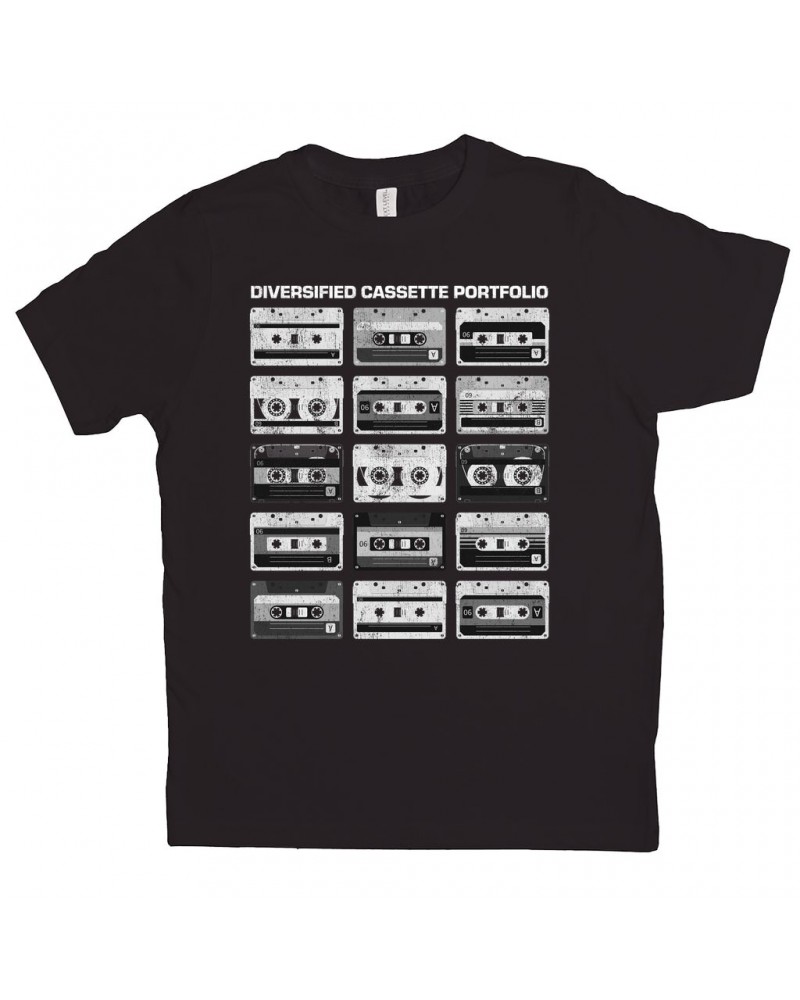 Music Life Kids T-Shirt | Diversified Cassette Portfolio Kids Shirt $8.38 Kids