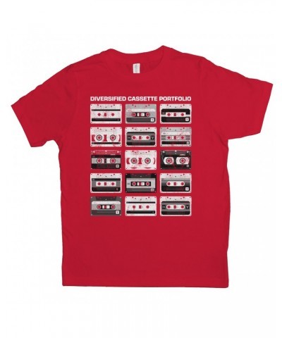 Music Life Kids T-Shirt | Diversified Cassette Portfolio Kids Shirt $8.38 Kids