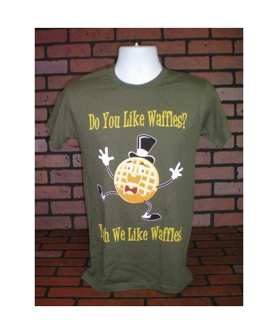 Parry Gripp Dancing Waffle Olive Green Tee $14.17 Shirts