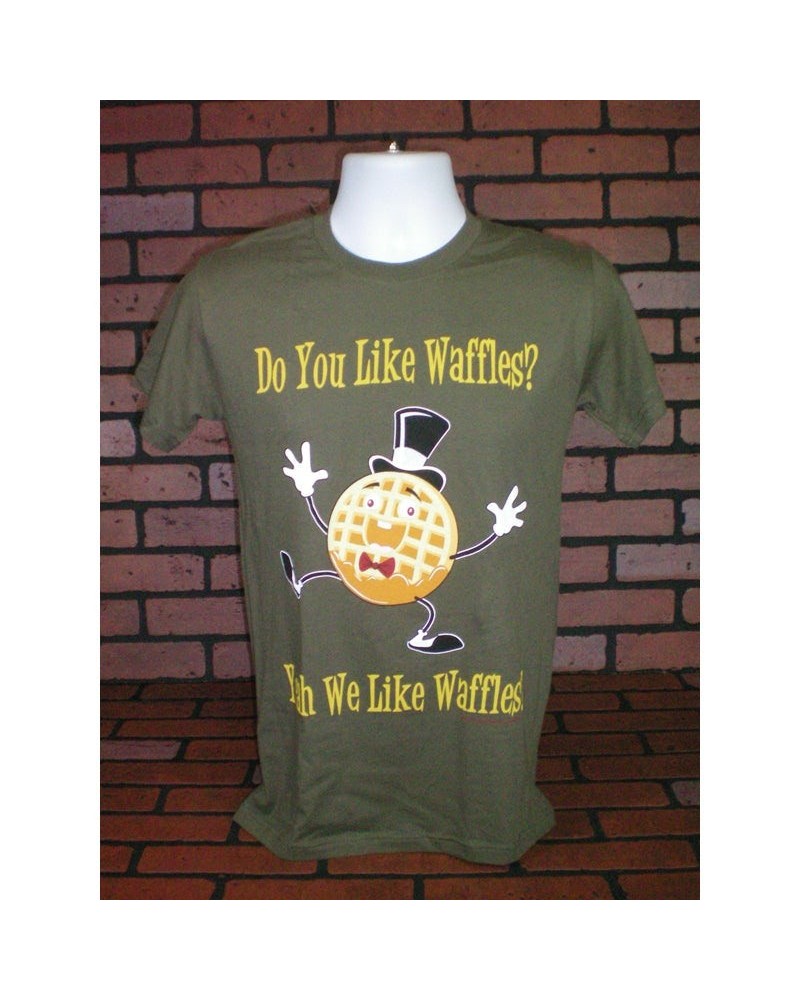 Parry Gripp Dancing Waffle Olive Green Tee $14.17 Shirts